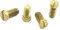10-50Pcs M2/M2.5/M3/M4/M5 Brass Slotted Cheese Head Screw Brass Screw Brass Bolt,M2.5 50Pcs,8mm