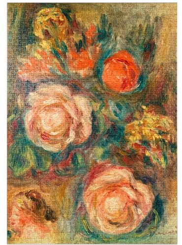 MyPuzzle Bouquet De Roses (1900) by Pierre-Auguste Renoir - Premium 1000 Pièces Puzzle - Collection spéciale MyPuzzle de Æpyornis