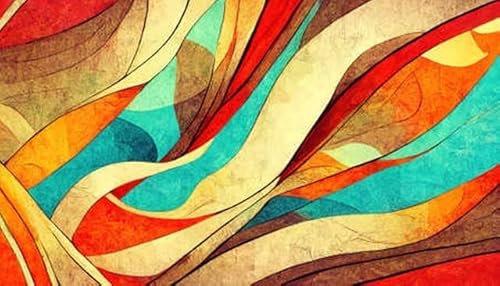 adrium Holz-Bild 70 x 40 cm: Abstrakte Poly bedruckbare Farbe Retro-Vintage-Hintergründe (190792083)