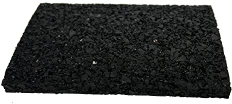 25 Stück Terrassenpads 90x60 mm Pads für Terrasse in 6 mm stark Gummigranulat