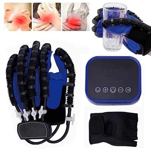 YEUNTANH Guantes robóticos de rehabilitación para pacientes con hemiplejía por accidente cerebrovascular,ayudas para ejercitadores de manos,guantes robóticos de rehabilitación