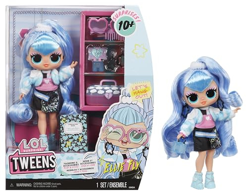 L.O.L. Surprise! Tweens - Fashion Doll Ellie Fly - With 10+ Surprises and Fabulous Accessories – Great for Kids Ages 4+, Blue