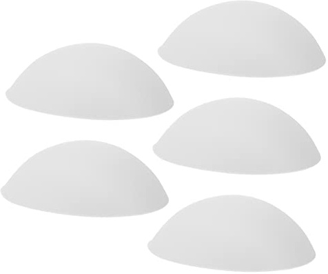 PACKOVE 10pairs Round Pads Inserts Breathable Sports Padding Washable Polyester Cups for Swimwear Yoga and Nursing Enhancing Comfort and Shape