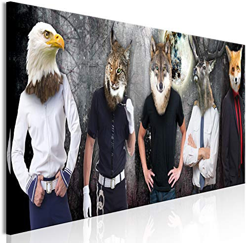 murando Akustikbild 135x45 cm Bilder miit Akustikschaumstoff Hochleistungsschallabsorber Schallschutz Leinwandbild XXL 1 tlg Wandbild h-C-0057-b-a