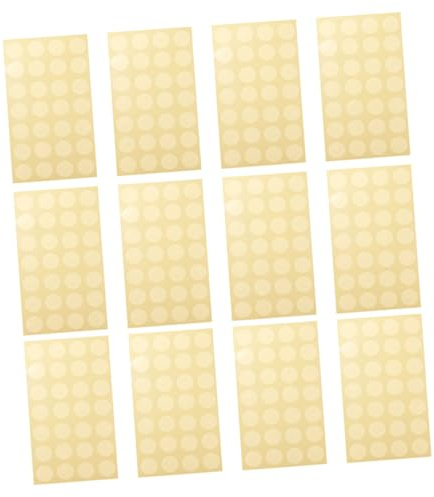 SHINEOFI Lochverstärker Selbstklebend Transparent – 12 Blatt Papierlochverstärkungsaufkleber Zur Reparatur Und Verstärkung Von Losen Blättern Im Büro Und Schule