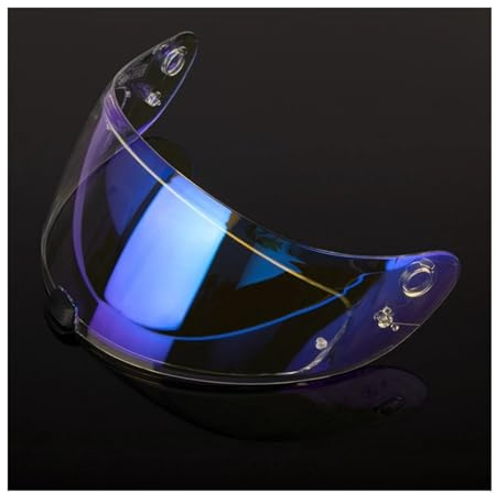 SZSMHL Helmvisier, Motorrad Helm Visier Compatible with H-JC HJ-20-M C-70 IS-17 UV Schutz Windschutzscheibe Motorrad Helm Visier Objektiv Helm Linsen(A)