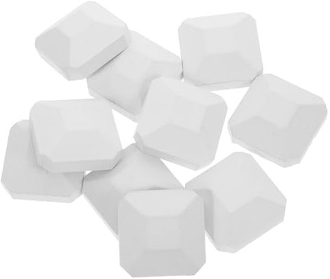 LABRIMP Cordierite Briquette Replacement 10pcs 2 x 2 Inch Gas Grill Parts for Outdoor BBQ and Camping Self Cleaning Grill Briquettes