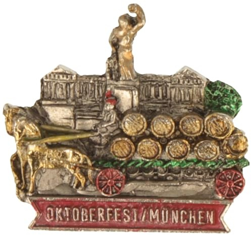 Breiter Hutanstecker Hutabzeichen Hutschmuck Anstecker Oktoberfestumzug München Bavaria Trachtenpin Brosche