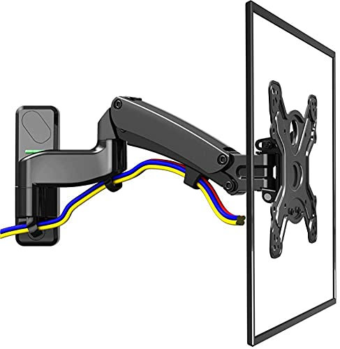 Soporte de TV, soporte de TV resistente, soporte de pared universal con inclinación y giro, voladizo, para pantallas LCD, plasma, LED, 3D, 4K, OLED, QLED de 50 a 60 pulgadas, hasta 400 x 400 mm y cap