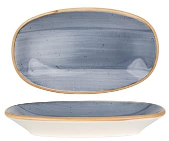 Bonna Placa de servicio - Aura Dusk - Porcelana - 15x8.5 cm - juego de 4