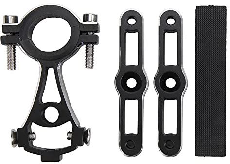 GIYO GY 415 - Supporto porta borraccia doppio adattatore per bicicletta, manubrio, reggisella, convertitore bottiglia