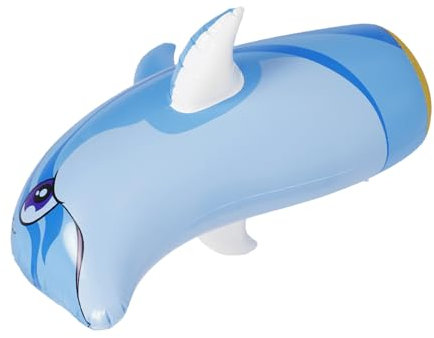 CANIGHT Aufblasbarer Cartoon-Delfin Aus PVC Schwimmspielzeug Und Dekoration Für Pool Für Outdoor-Partys Badespaß