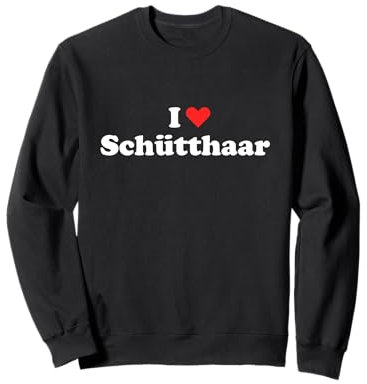 I Love Schütthaar Streuhaar Haare Haarausfall Sweatshirt