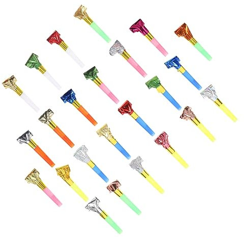 BESPORTBLE 110Pièces Sifflet Coloré Plastique pour Garçon Fille de Bruit Makers Accessoires de Fête Anniversaire et Carnaval Sifflets Amusants pour Événements Festifs