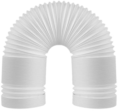 Tuyau Climatiseur Mobile, 150mm 1,5m Tuyau d'Échappement de Climatiseur Portable avec Filetage Anti-Horaire, Tuyaux d'évacuation d'air Flexible, Adapté au Climatiseur/Déshumidificateur