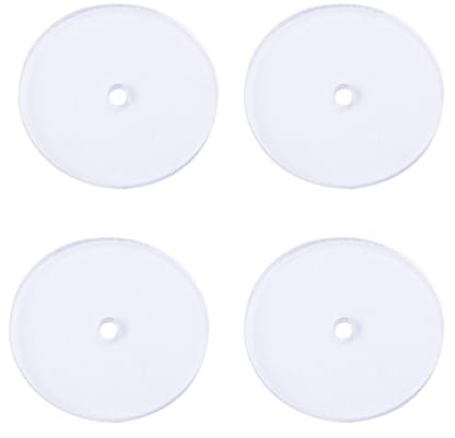 COOLHIYA Tapones Transparentes para Pendientes de Plástico, Cierres Fáciles de Aplicar y Quitar, 80 Piezas para Proteger Orejas y Evitar Dolor