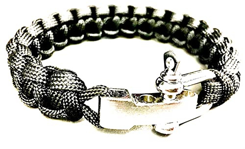 Survival-Armband | Militäry Style | Schäkel-Verschluss | Nylon-Seil | Paracord-Seil | Militär | Bundeswehr