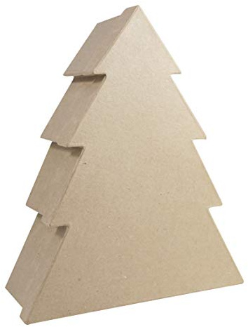 Décopatch BT057C Schachtel Pappmaché 10x25x29,5cm Kartonbraun