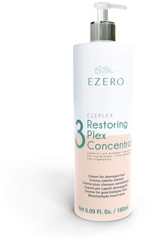EZERO Öl-Konzentrat Serum Plex für brüchiges und trockenes Haar mit Aminosäuren, Hyaluronsäure, Sheabutter, Arganöl und Rizinus - Veganes Produkt - Duft Orientblüte - Ezeplex-Reihe 180 ml