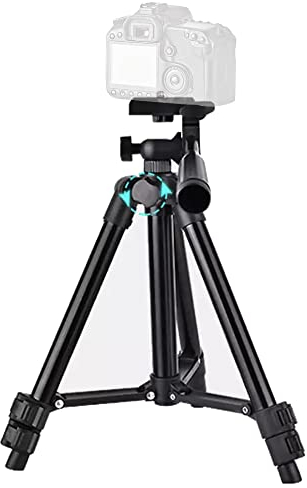 TronicXL 30-60cm Tripod Tisch Stativ für Kamera höhenverstellbar I DSLR I Webcam I Kamerastativ kompatibel mit Logitech Samsung Sony Nikon Canon I Tischstativ I Panoramakopf I Kurbelstativ Streaming