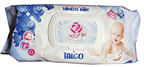 SETA BLU SALVIETTINE IGIENIZZANTI PER BAMBINI GUSTO TALCO 12 CONFEZIONI DA 72 PEZZI…