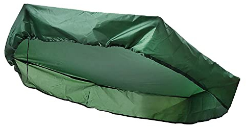 Sandkasten Abdeckungen - Oxford Stoff Grün Sandkasten Abdeckplane mit Kordelzug, Wasserdicht staubdicht Sandkasten Abdeckung für Sandkasten Pool (140×110cm)