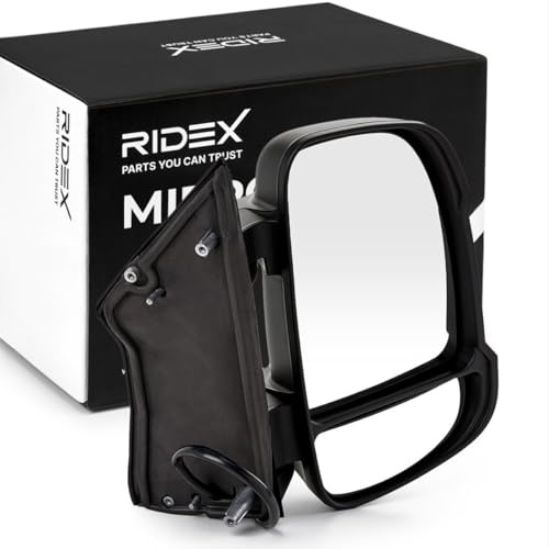 RIDEX Rétroviseur extérieur pour ajustage électrique des rétroviseurs convexe chauffant Bras court de rétroviseur Compatible avec FIAT Ducato III Van 250, 290 Ducato III Minibus 250, 290, CITROËN