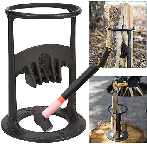 Fendeuse de Bûches Manuelle - Rack d'Allumage - Cracker à Bois pour Camping