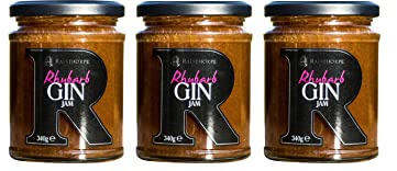 Rhubarb Gin Jam x 3 Jars by Raisthorpe Manor