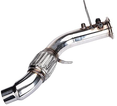 Auspuffblenden Für BMW E90 E91 E92 E93 Für 330xd Für 325d Für 330d Für E60 E61 Für 525d Für 530d 3 76mm Auspuff Turbo Downpipe Auspuffrohr