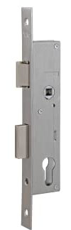 Yale 5000YSC35INOX Serratura monopunto a Profilo Stretto e Leva Scorrevole 5000, Inossidabile, Entrada 35 mm