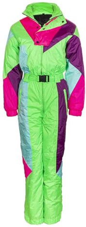 Funky Alps - Old School Skianzug - Unisex Retro-Ski-Outfit - Wind- und wasserdicht - Perfekt für Après-Ski - Erhältlich in den Größen S bis XXL