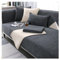 FYFWPA Sofa Überzug Chenille Sofabezug Weiche: Haustier rutschfest Sofaschoner Vintage 1/2/3/4 Sitzer Couch Überzug Einfarbig Sofaüberwürfe für U Form L Form Sektionssofa (Dunkelgrau, 70 * 70cm)