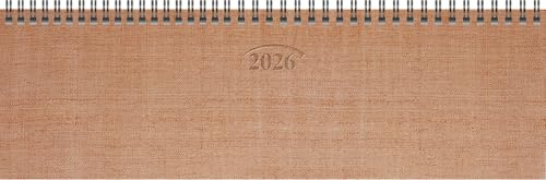 BRUNNEN Querterminbuch Mod. 771 '26 | 326×102 mm, Karton, kupferfarben