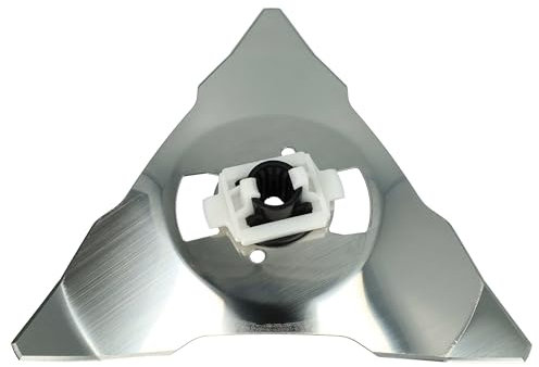 vhbw Ersatz-Messer kompatibel mit Wolf Garten Expert Robo Scooter 1800 2015 Rasenmäher - Ersatzklinge Silber, Edelstahl