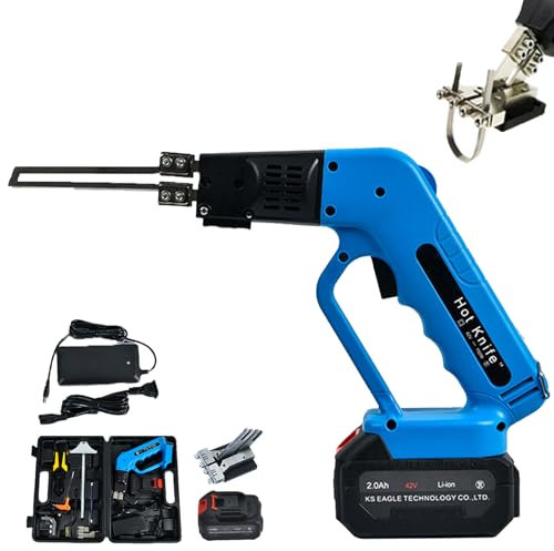 LADECNERHT 42v 2.0ah Electric Hot Knife Foam Cutter 150w Styrofoam Cutting Tool, 50-500°c Blades for Polystyrene, Sponge, Crafts, And Insulation