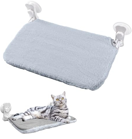 Katzen fensterliege hängematte katzenbett Fenster,katzenhängematte Fenster Faltbar fensterliege für Katzen,katzenbett fensterbank Mit Saugnapf für Glatte Oberflächen,fensterbrett Katze