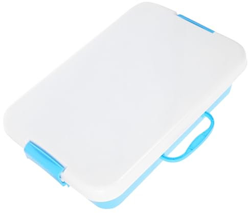 BESTonZON Bac à Sable avec Poignée pour Activités Intérieures Et Extérieures Rangement Jouets Garçon Fille Bac à Sable