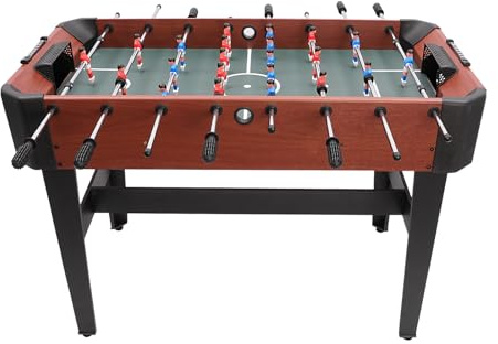 Mesa de futbolín, juego de futbolín profesional, mesa de fútbol para salón, sala de juegos, oficina, acero estable, tablero de densidad, 8 barras, montaje rápido, niños, jóvenes, adultos, hobby de