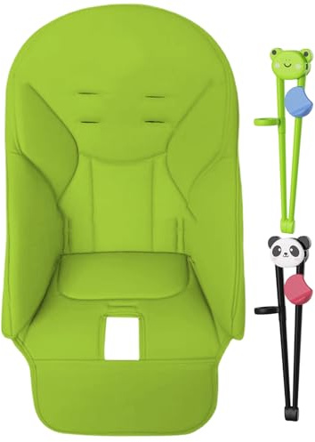 Babys Hochstuhl Sitzbezug mit 2 Paar Trainingsstäbchen - PU-Leder Sitzauflage und Sitzverkleinerer für Esszimmerstuhl, Universeller Ersatzbezug für BaoneoKosmic Jane