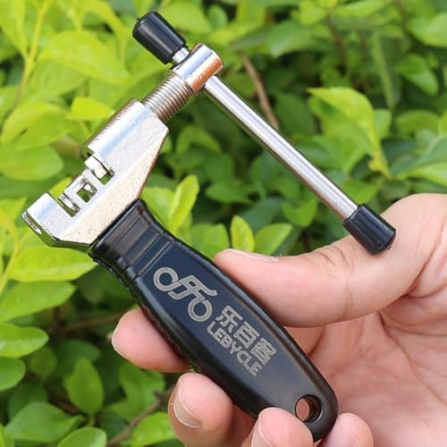 Gdfnmogo Steel Chain for - Chain Breaker Tool with Extended Screw for Road For Bike, Fixed Gear & For - Link Pin Remover & For Bike Chain Splitter -