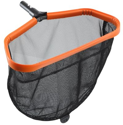 REITINGE Red ligera de skimmer para piscina, diseño de marco de aluminio, eliminación eficiente de desechos para piscinas de gran capacidad para piscinas más profundas