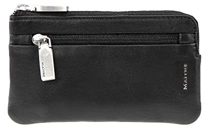 Maitre - Leder Schlüsseletui mit RFID-Schutz für Herren, Keycase mit separten Reißverschlussfach
