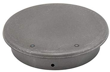 LANZZAS Ofenrohr Blinddeckel für den Durchmesser, DN Ø 200 mm – Stahl Blank – Rauchrohr Blindkappe