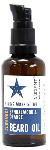 Ancient Wisdom 50ml Beard Oil - Viking Musk - Cleanse!