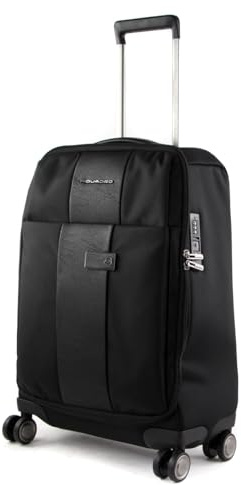 Piquadro – 55 cm Kabinenwagen mit 4 Rädern – Hochwertiges technisches Material – Schwarz – Unisex