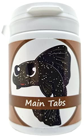 Schmitt Aquaristik Futter-Tabletten Hauptfutter 75ml, Main Tabs, Futter für Garnelen, Krebse, Welse und Schnecken