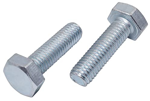 Marcopol (10 Stück) DIN 933 Stahl Sechskantschrauben M10 x 35 mm Vollgewinde Sechskantschrauben (10, M10 x 35 mm)