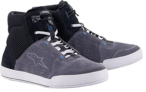 Alpinestars Chrome Air Scarpe Moto, nero/grigio, 12.5