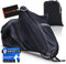 BIKESTARS Motorrad Abdeckplane wasserdicht & Winterfest - Outdoor & Indoor Oxford 300D Stoff reißfest Roller Abdeckung/Zelt - Motorradabdeckung extra stabile Nähte - Motoroller Zubehör 245x105x125cm